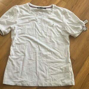 Tommy Hilfiger White Short Sleeve Crew Neck Tee